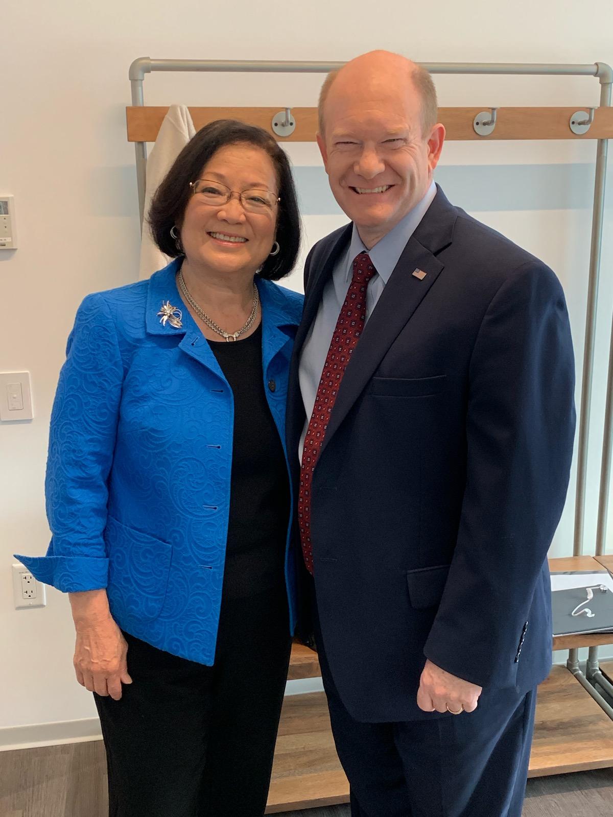 Chris Coons — Mazie Hirono and Chris Coons